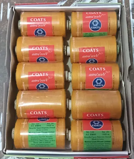 Coats 1000mtr box(Golden color)